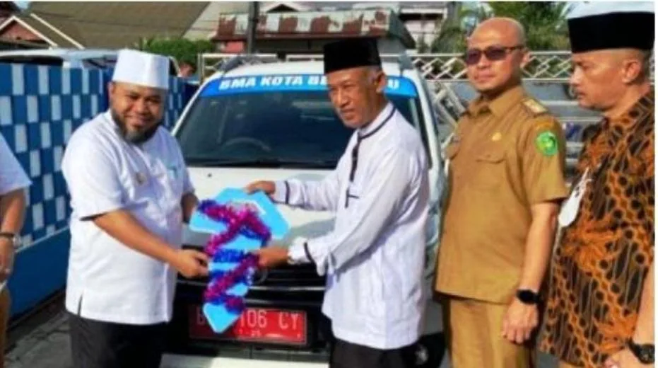 Support BMA, BPKAD Kota Bengkulu Serahkan Mobil Operasional