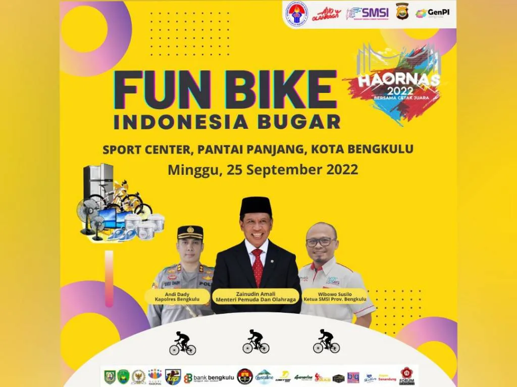 Wow, 1500 Kupon Fun Bike Haornas “Indonesia Bugar” Ludes!