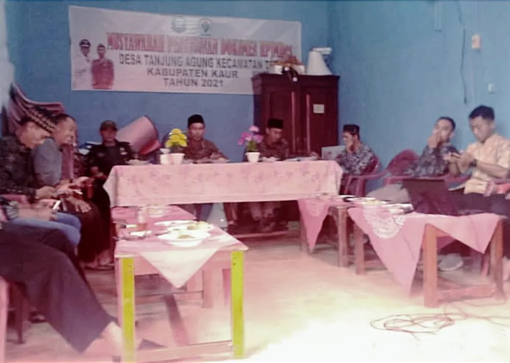 Musyawarah Desa RKPDES Tanjung Agung Kaur