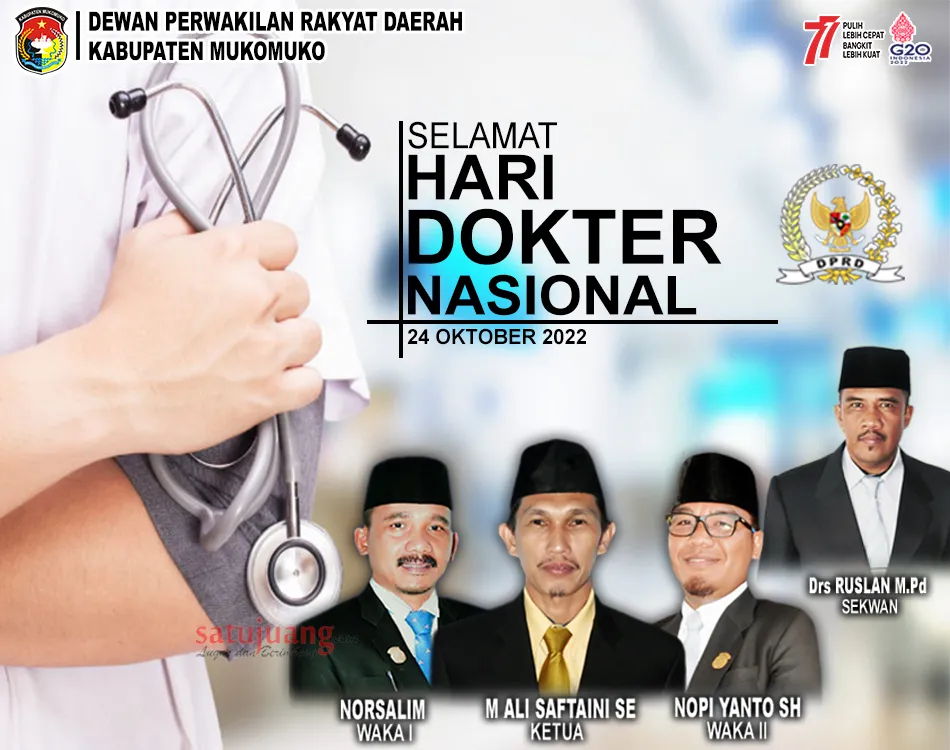 DPRD Kabupaten Mukomuko Mengucapkan Selamat Hari Dokter