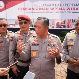 Gubernur Akpol 96 Lakukan Groundbreaking Pembangunan Wisma Wirasatya Gubernur Akademi Kepolisian 96 (Akpol 96)