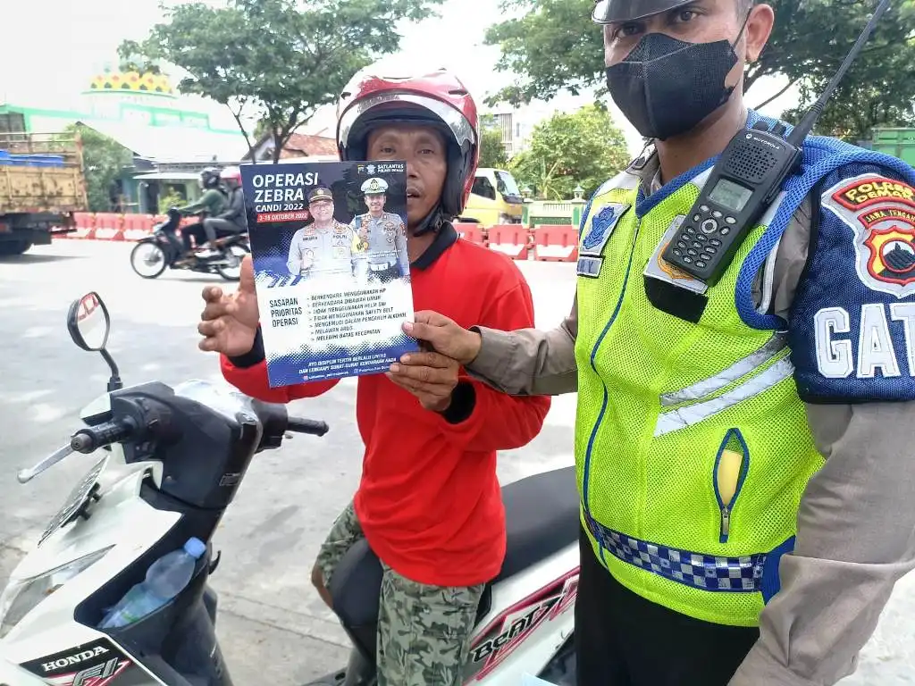 Operasi Zebra 2022, Satlantas Polres Demak Ajak Warga Tertib Berlalu Lintas