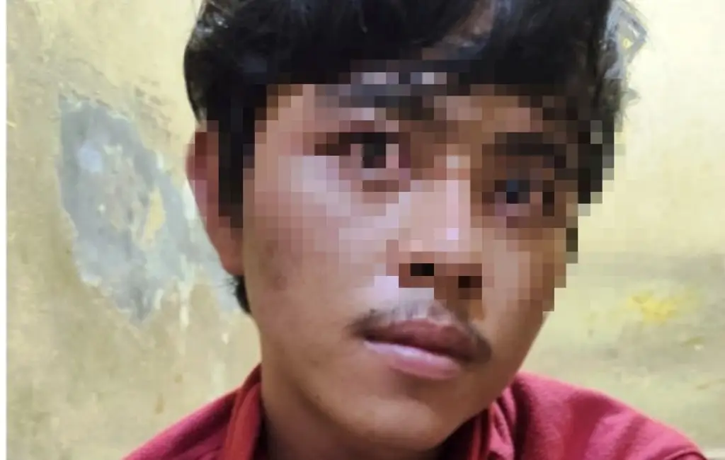 Pelaku Pencurian Motor Tertangkap di Pendopo Usai Curi Handphone