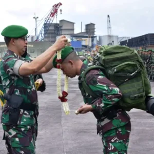 Pulang Tugas, Empat Ratus Prajurit Disambut Kasdam Diponegoro