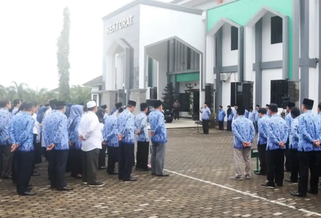 Rektor UIN FAS Apel pagi