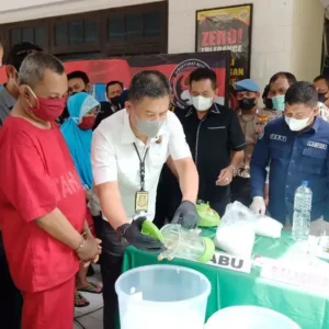 Sabu 3,4 Kg Dimusnahkan Ditresnarkoba Polda Jateng narkotika sabu