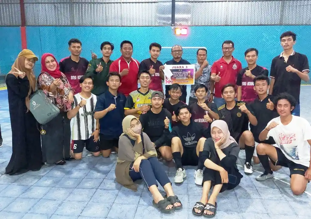 Tim Futsal SMSI Bengkulu juara III