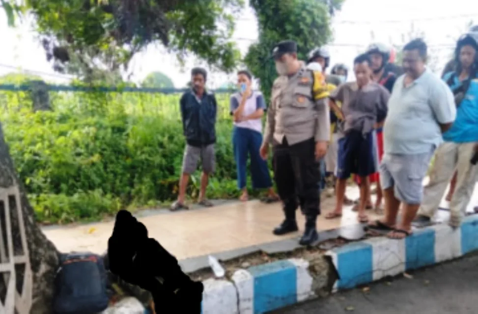 Sesosok Mayat Tergeletak Diatas Trotoar kota Bengkulu