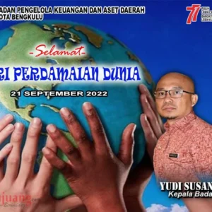 BPKAD Kota Bengkulu Mengucapkan Selamat Hari Perdamaian Dunia