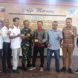 Dandim 0713/Brebes Jalin Sinergitas, Gelar Coffee Morning Coffee Morning
