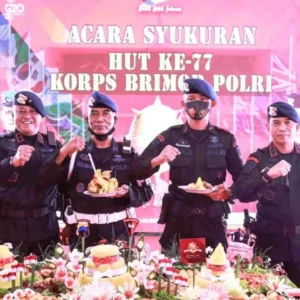 HUT Brimob Ke-77, Abioso : Tunjukkan Eksistensi, Raih Hati Rakyat HUT Brimob