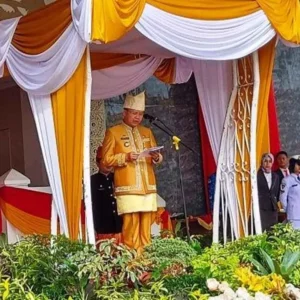 HUT Provinsi Bengkulu Ke-54, Gubernur : Wujudkan Bengkulu Hebat Gubernur Bengkulu Rohidin Mersyah menjadi Inspektur upacara pada HUT Provinsi Bengkulu yang ke-54