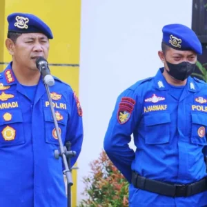 Jelang HUT ke 72, Ditpolairud Polda Jateng Gelar Pertandingan Bola Voli Ditpolairud Polda Jateng