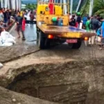 Jembatan Runtuh, Jalan Nasional Bengkulu-Lampung Lumpuh