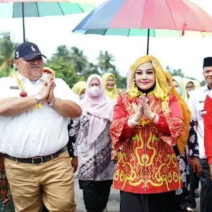 Lomba 10 Program Pokok PKK, Anita Rosjonsyah Kunjungi Desa Gindo Suli BS Anita Rosjonsyah