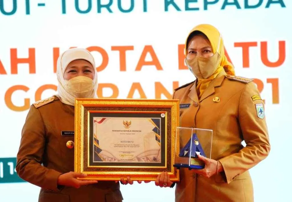 Pemkot Batu mendapat penghargaan Opini WTP 7 kali berturut-turut dari Kementrian Keuangan RI