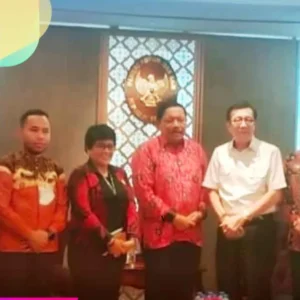 Sonti Bakara Bersama Bupati Mian Datangi Kantor Kemenkumham