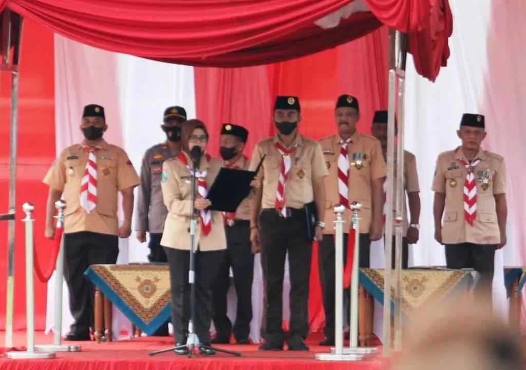 Bupati Blitar Lantik Anggota Pramuka Garuda