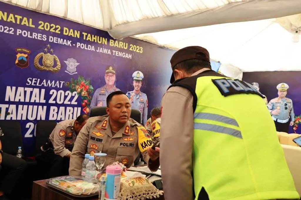 Cek Kesiapan Pengamanan Nataru, Kapolres Pastikan Wilayah Demak Aman