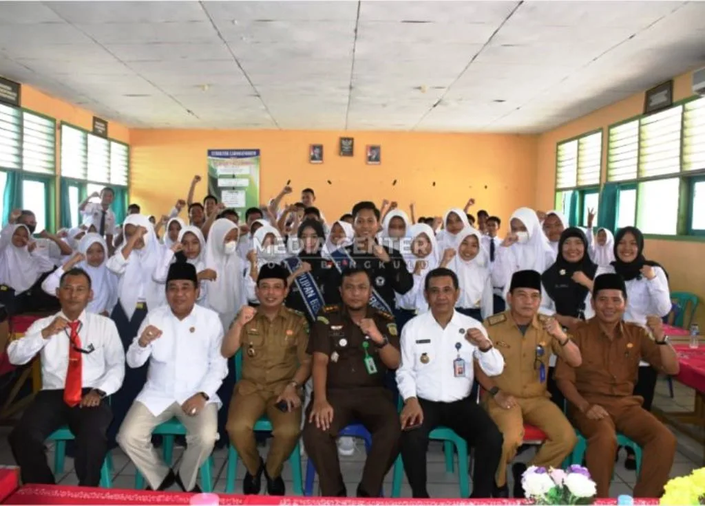 Dipenghujung Oktober Disdik Sosialisasi P4GN di SMPN 14 Kota Bengkulu