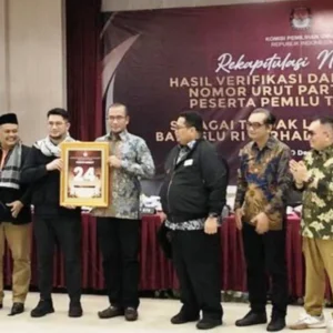 KPU Putuskan Partai Ummat Jadi Peserta Pemilu nomor urut 24