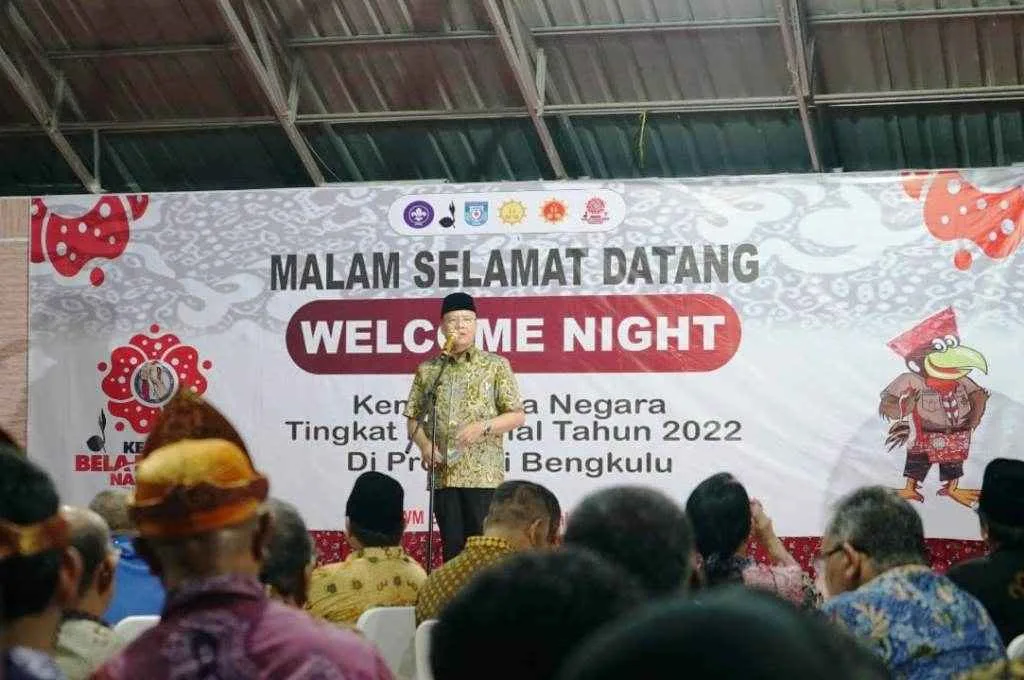 Gubernur Bengkulu Jamu 29 Kontingen Kemah Bela Negara 2022