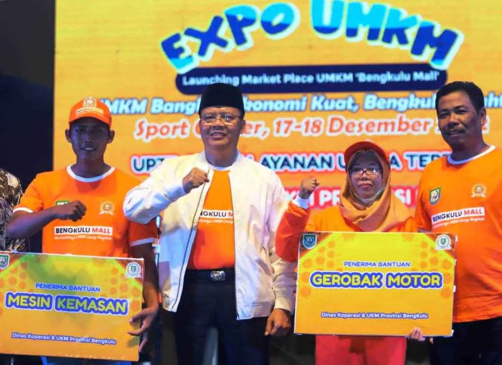 Gubernur Rohidin Launching Aplikasi Bengkulu Mall E-Commerce Khusus UMKM Bengkulu