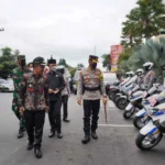 Jelang Nataru, Wawali Kota Batu Bersama Polres Gelar Apel Pengamanan
