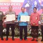 Pangdam IV/Diponegoro Hadiri Konferensi Pers Akhir Tahun 2022 Polda Jateng