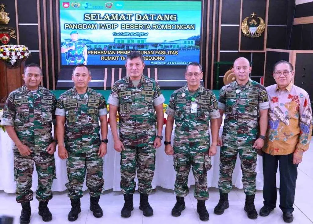 Pangdam IV/Diponegoro Resmikan Fasilitas Baru Rumkit dr. Soedjono Magelang