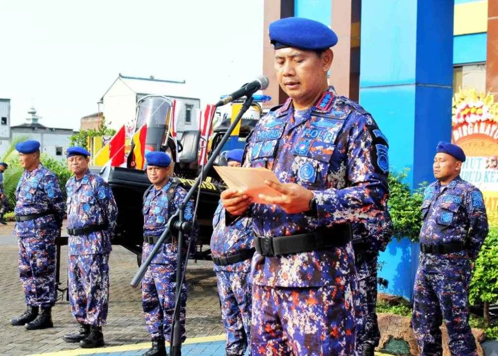 Peringati HUT ke-72 Polairud Polda Jateng Gelar Parade Upacara