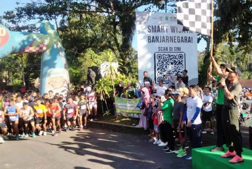 Polres Banjarnegara Amankan Fun Run 5 Km Hari Juang TNI AD