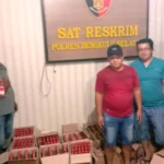 Polsek Pino Berhasil Gagalkan Peredaran 756 Botol Miras di Bengkulu Selatan