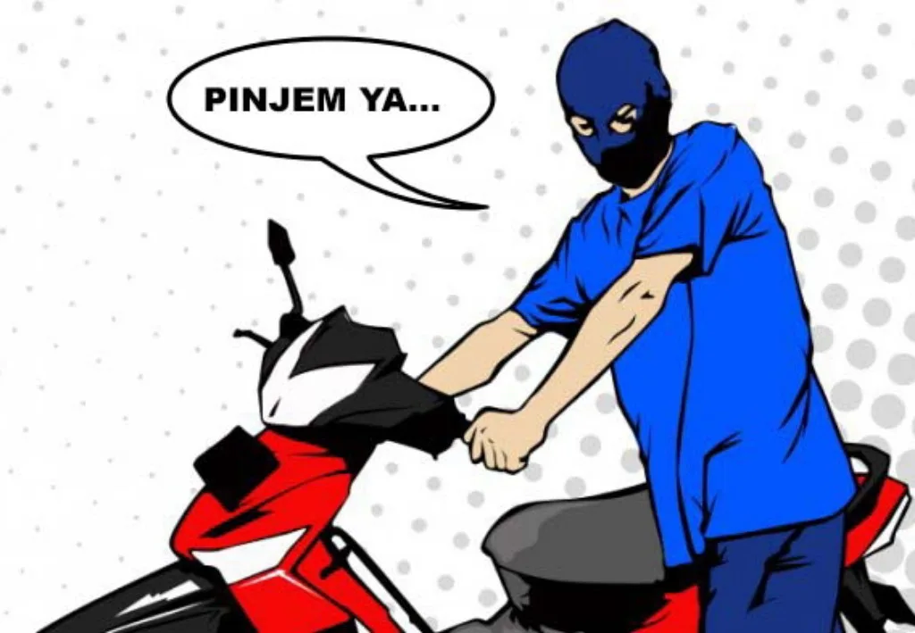 Pulang Dari Tempat Hiburan, Motor Dilarikan Teman Sendiri