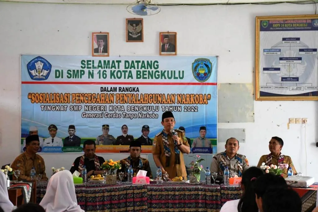 Sosialisasi P4GN di SMPN 16 Kota Bengkulu