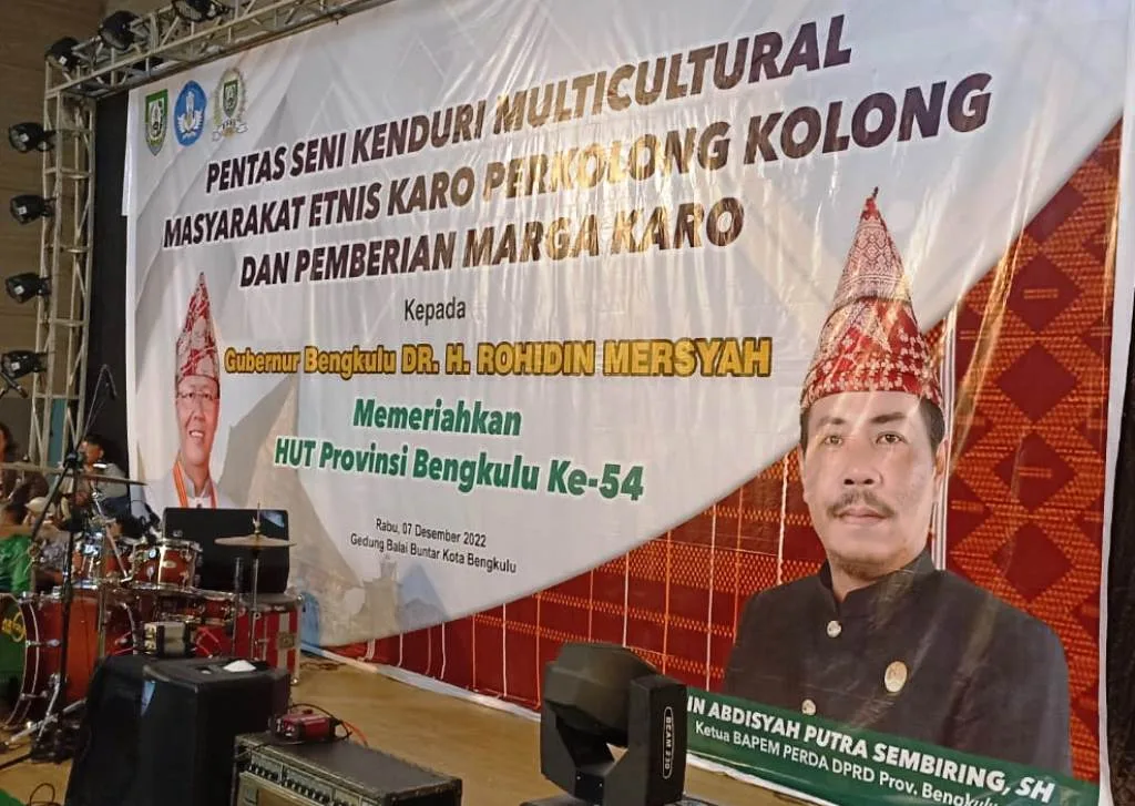 Usin Bayar Hutang, Gubernur Rohidin Mersyah Jadi Marga Sembiring