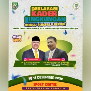 Usin : Minggu Deklarasi Komunitas Para Kader Lingkungan Kota Bengkulu