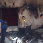 Warga Panik, Dini Hari Kantor Desa Dipanggang Api