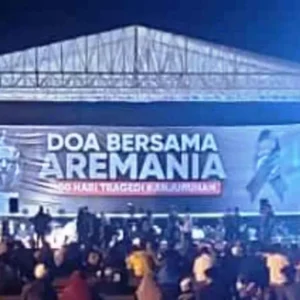Arema Mengenang 100 Hari Korban Kanjuruhan