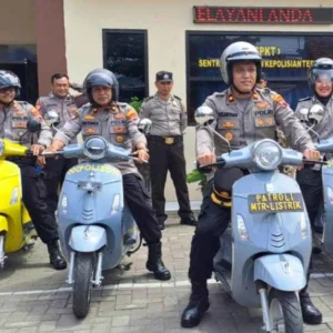 Dukung Patroli Wilayah, Polsek Genuk Dapat Bantuan 5 Skuter