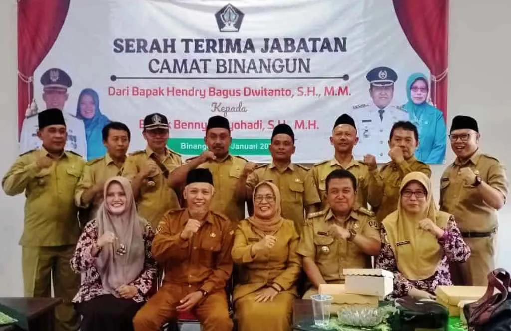 Jadi Camat Binangun, Benny Siap Memajukan Wilayahnya