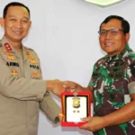 Kunker, Kapolda Bengkulu Silaturahmi Danrem 041 GAMAS
