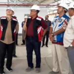 Pj Wali Kota Tinjau Pembangunan Pasar Induk Among Tani Batu