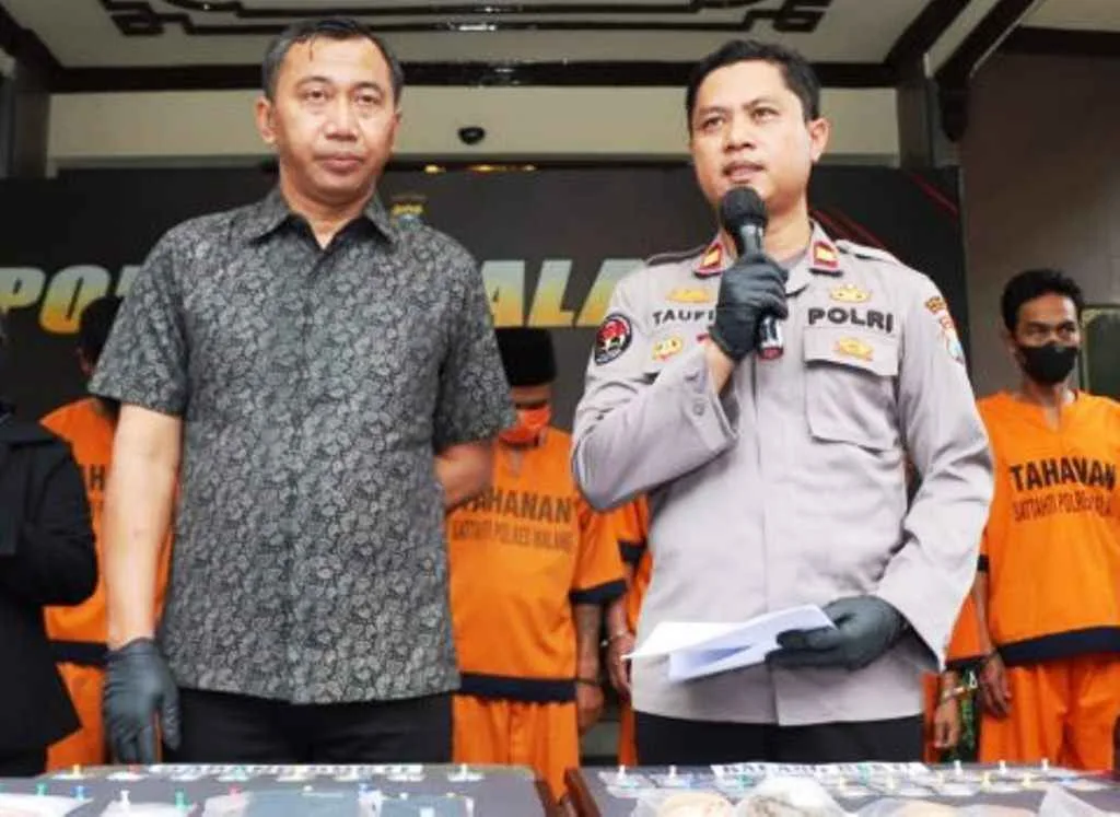 Selama Januari 2023, Polres Malang Ungkap 14 Kasus Narkotika