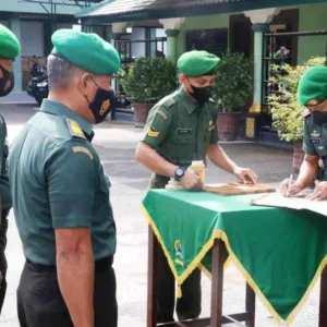 Serah Terima Jabatan, Dandim 0808/Blitar Sampaikan Pesan Manis