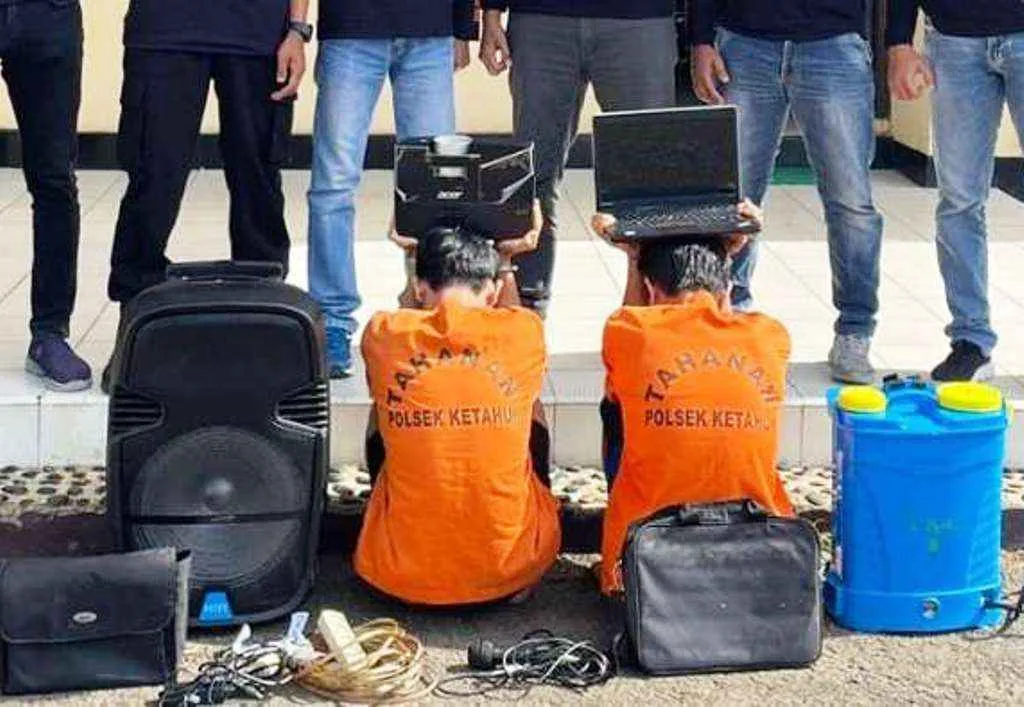 Bobol Sekolah, Dua Pelaku Curat Ditangkap