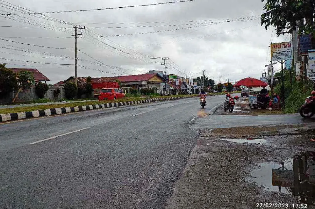 Jalan di Kota Bengkulu ini Ancam Keselamatan Warga dan Pengendara