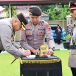 Kapolsek Losari Berganti, Upacara Sertijab Dipimpin Kapolres Brebes