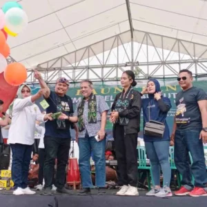 Launching Teh Rambut Jagung Saat Jalan Sehat, Nurhadi : Oksidannya Tinggi