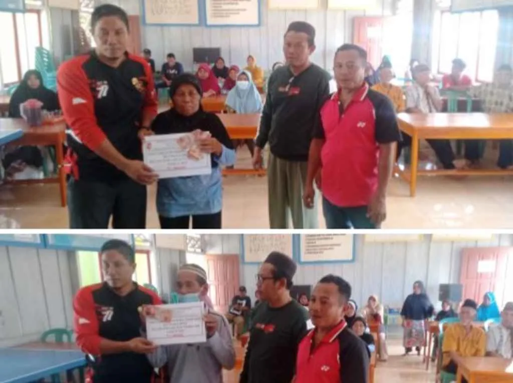 Pembagian BLT DD Desa Rami Mulya